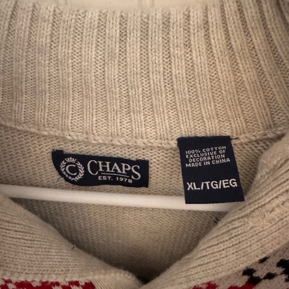 Chaps Men’s Sweater XL - Picture 3 of 4